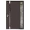 Vdomdoors Aluminum Door Cynex 6777 Brown Entry Steel Metal Modern Painted W32+14xH80 Left Inswing CYNEX6777EXD-BRW-W32+14xH80-LH-I - alternate 4