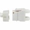 Eaton Tripp Lite Series Cat6a Keystone Jack - 4PPoE Compliant, 110/Krone, 568A/B, RJ45 Ethernet,  N238-001-WH-6A - alternate 2