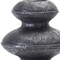 Homeroots Set of Four Natural and Black Resin and Stone Powder Ornate Tabletop, 4PK 517604 - alternate 5