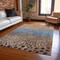 Homeroots 3' X 5' Khaki And Taupe Abstract Washable Indoor Outdoor Area Rug 609462 - alternate 5