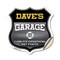 Signmission Dave's Garage I Can Fix Everything But Stupid, 18 Inch X 18 Inch, Vinyl Decal SHI-D-18-490-DAVE - alternate 1