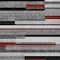 Homeroots 8' X 10' Gray Black And Red Striped Washable Indoor Outdoor Area Rug 613275 - alternate 5
