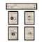 Homeroots Set Of Five Kitchen Friendship Collection II 3 Black Framed Print Kitchen Wall Art, 5PK 405944 - alternate 1
