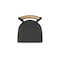 Holland Bar Stool Co Revelle 30in Swivel Bar Stool with Black Wrinkle Finish, Medium Back and Canter Iron Seat 881 - alternate 6