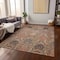 Homeroots 5' X 8' Khaki Terra Cotta And Black Damask Washable Indoor Outdoor Area Rug 603318 - alternate 4