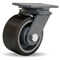 Hamilton Extended Service Swivel Caster, 6" x 3" Duralast XC Polyurethane (70D) on Cast Iron Wheel S-ES-63DB70 - alternate 1