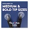 Paper Mate Profile Ballpoint Pen, Retractable, Bold 1.4 mm, Black Ink, Smoke/Black Barrel, 8PK 1960667 - alternate 5