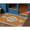 Homeroots 3' X 5' Copper Brown And Ivory Oriental Washable Indoor Outdoor Area Rug 598394 - alternate 1