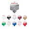 Smarty Had A Party 54 x 108 Silver Rectangular Disposable Plastic Tablecloths 96 Tablecloths, 96PK 813270-SV-CASE - alternate 6