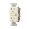 Eaton Wiring Devices Eaton Tamper-Resistant GFCI Receptacle, 125 V, 15 A, NEMA: NEMA 5-15R, Back, Side Wiring, Light Almond TRGF15LA - alternate 3