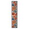 Homeroots 6' Ivory Blue And Orange Floral Indoor Outdoor Runner Rug 545026 - alternate 1