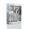 Megachef Gibbous 20 Piece Flatware Utensil Set, Stainless Steel Service for 4 in Matte Silver MCFW-GIBBOUS- MATTESILVER - alternate 5