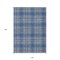 Homeroots 10' X 14' Gray Blue And Ivory Plaid Washable Indoor Outdoor Area Rug 597110 - alternate 5