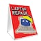 Signmission Laptop Repair, 24 Inch x 18 Inch A-frame Yard Sign, Plastic Sign SBC-1824-Laptop Repair - alternate 1