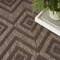 Homeroots 4' X 6' Dark Brown And Light Brown Geometric Indoor Outdoor Area Rug 556278 - alternate 5