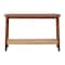 Alaterre Furniture Calais Console Table, Warm Chestnut ANCA1070 - alternate 10