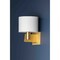 Hudson Valley Lighting Brampton 7.5 in. Wall Sconce Aged Brass 2710-AGB - alternate 2