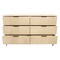 Homeroots 56" Natural Solid Wood Six Drawer Dresser 620849 - alternate 10