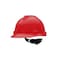 Msa Safety V-Gard Slotted Cap, HDPE, Fas-Trac III Suspension, Type I, Class E, Red (standard) 475363 - alternate 1