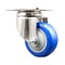 Service Caster 3.5 Inch 316SS Blue Polyurethane Wheel Swivel Top Plate Caster SCC-SS31620S3514-PPUB-BLUE - alternate 1