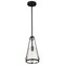 Nuvo Valentine, Small Pendant, Black Finish, Hammered Glass 60/8255 - alternate 7