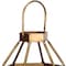 Homeroots 32" Gold Geometric Metal Floor Lantern Candle Holder 634823 - alternate 5
