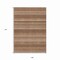 Homeroots 9' X 12' Orange And Copper Striped Washable Indoor Outdoor Area Rug 610610 - alternate 7