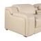Homeroots 103" Beige Italian Leather Reclining USB Sofa 632895 - alternate 7