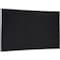 Ghent Rubber Bulletin Board 60-1/2"W, Black ATR35-BK - alternate 1