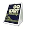 Signmission Go Kart Racing, 24 Inch x 18 Inch A-frame Yard Sign, Coroplast Yard Sign SBC-1824-30382 - alternate 1