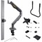 Startech.Com DESK MOUNT DUAL MONITOR ARM WITH CROSSBAR, UP TO 27 DISPLAYS, VESA 75X75/100X100 H2M1AS2-MONITOR-ARM - alternate 8