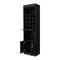 Homeroots 24in Black Bar Cabinet With Eighteen Shelves 478384 - alternate 5