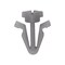 Auveco Nissan Grille Clip, 25PK 16860 - alternate 1