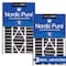 Nordic Pure 16x25x5 Plus Carbon Pleated Air Filter, High Capacity, MERV 12, 2 PK 16x25x5ABPM12C-2 - alternate 1