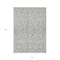 Homeroots 10' X 14' Gray And Ivory Damask Washable Indoor Outdoor Area Rug 595156 - alternate 8