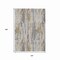 Homeroots 10' X 14' Beige And Gray Striped Washable Indoor Outdoor Area Rug 617691 - alternate 5