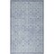 Jonathan Y Petunia Distressed All-Over Floral Border Non-Slip Washable Blue/Light Gray 3ft x 5ft Area Rug PTN102C-3 - alternate 1