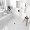 Apollo Tile 12x12 Oriental White Marble Polished Floor and Wall Mosaic Tile 4.83 sqft/case, 5PK APLDC88P16A - alternate 6
