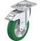 Blickle Swivel Plate Caster, PU, 8", Brake LH-ALST 200K-16-FI-CO - alternate 1