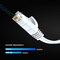 Maximm Cat6 Flat Ethernet Cable 30ft, 6PK, White, 6PK CAT6F-30FTWHITE6PK - alternate 5