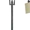 Homeroots 65" Bronze Two Light Traditional Shaped Floor Lamp With Tan Square Shade 526259 - alternate 5