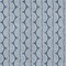 Homeroots 5' X 8' Denim Blue And Ivory Ogee Washable Indoor Outdoor Area Rug 601549 - alternate 5