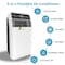 Edendirect 6,400 BTU Portable Air Conditioner Cools 300 Sq. Ft. with Dehumidifier, 3 Fan Speeds and Remote ED-SPF1-10C - alternate 8