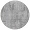 Homeroots 8' Silver And Gray Round Geometric Washable Indoor Outdoor Area Rug 594583 - alternate 5