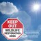 Signmission Keep Out Wildlife Restoration Area, 10 Inch X 10 Inch, Plastic Sign OC-P-10-344 - alternate 3