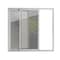 Vdomdoors Patio Exterior Metal-Plastic Sliding Doors / Patio 8166 White Silk 72" x 80" Right active door / Te PATIO8166WS-7280-RH - alternate 1