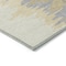Homeroots 8' Gold Gray And Beige Round Abstract Washable Indoor Outdoor Area Rug 601208 - alternate 6