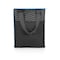 Picnic Time Family Of Brands Vista Outdoor Picnic Blanket & Tote, Waves Collection - Gray with Vista Blue Accents 821-00-324-000-0 - alternate 6