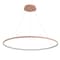 Jonathan Y Brice 35" Modern Contemporary Metal Round Dimmable Integrated LED Pendant, Matte Pink JYL7220B - alternate 6