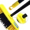 Powerclean Straight Broom with 4ft. Wood Handle, Yellow and Black SBN01 - alternate 2
